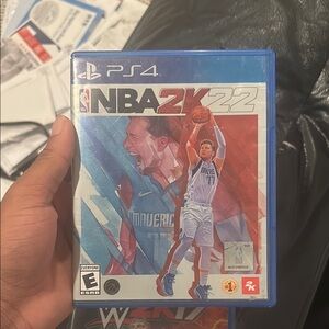 NBA 22 PS4 Game - Blue Cover